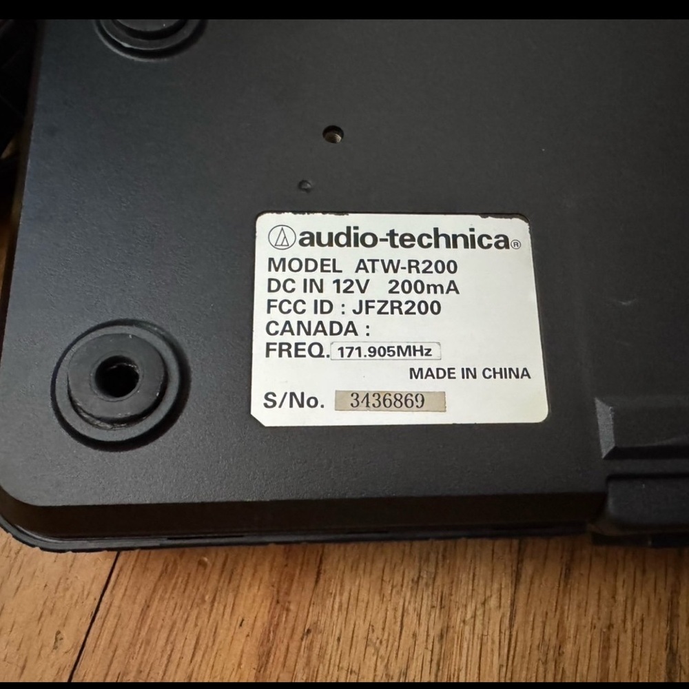 USED Audio-Technica DR-1000 Series Dr-R10 Receiver - Picture 3 of 4
